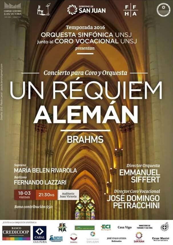 Requiem Aleman Brahms San Juan
