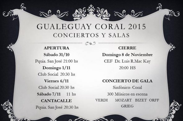 Gualeguay Coral 2015